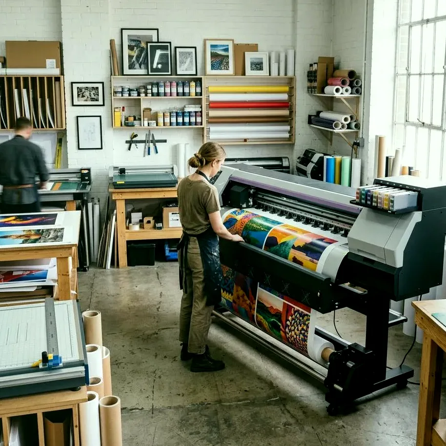 Fahne Mast — printstudio in Berlin